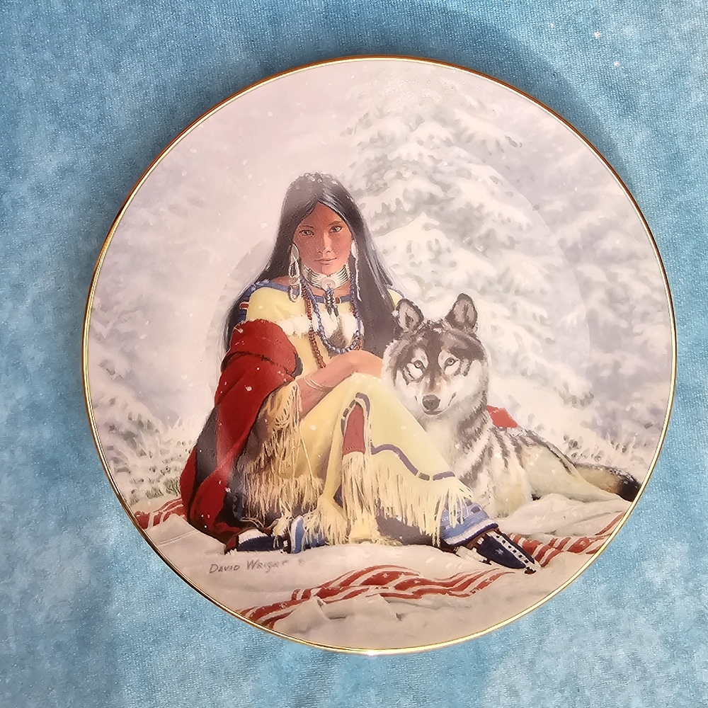 Snow Princess By David Wright Princesses of the Plains Plate Number 119oE